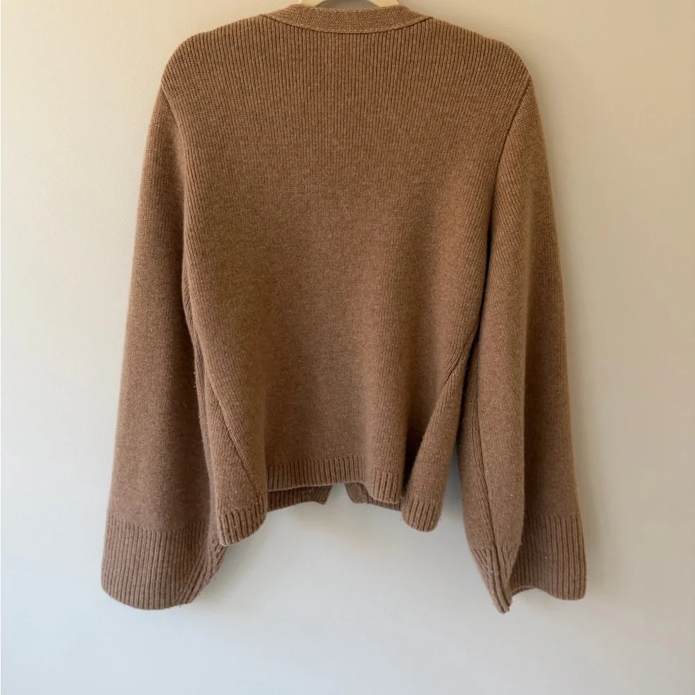 KHAITE Scarlet Camel Cardigan Sweater - Picture 5 of 7